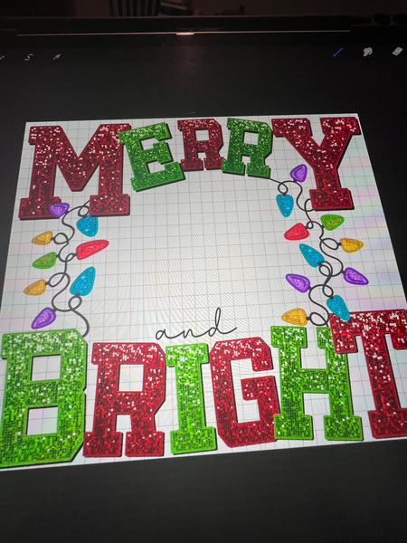 Merry and Bright blank