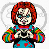 Horror Heart clipart bundle