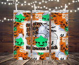 Halloween Snack and Tumbler PNG
