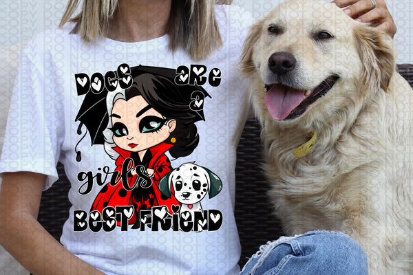 Dogs are a girls best friend  PNG
