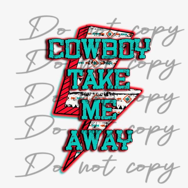 Cowboy take me away PNG File