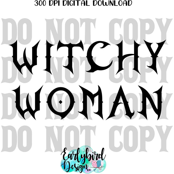 Witchy Woman PNG File