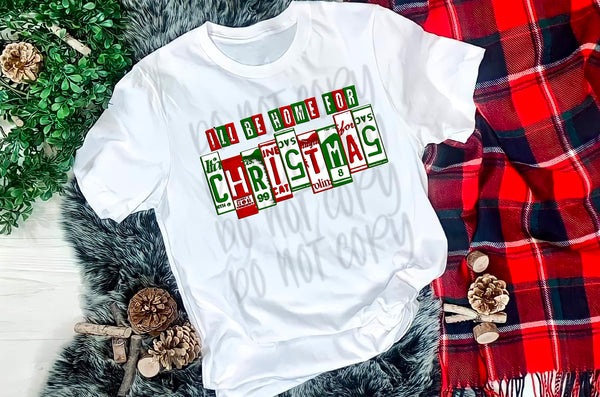 Ill be home for Christmas PNG File