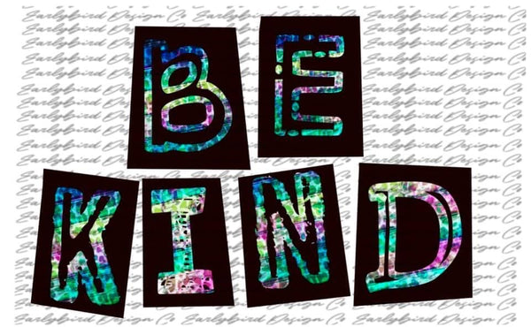 Be Kind PNG File