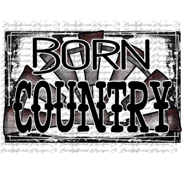 Born Country PNG File