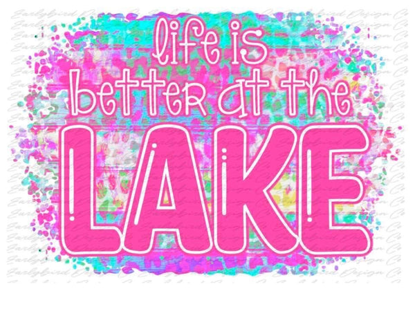 Life is Better at the Lake PNG File