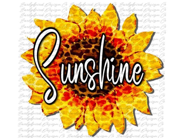 Sunshine Sunflower PNG File