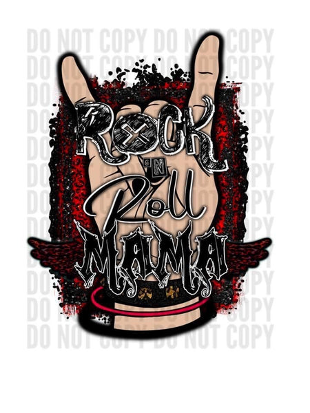 Rock 'N Roll Mama PNG File