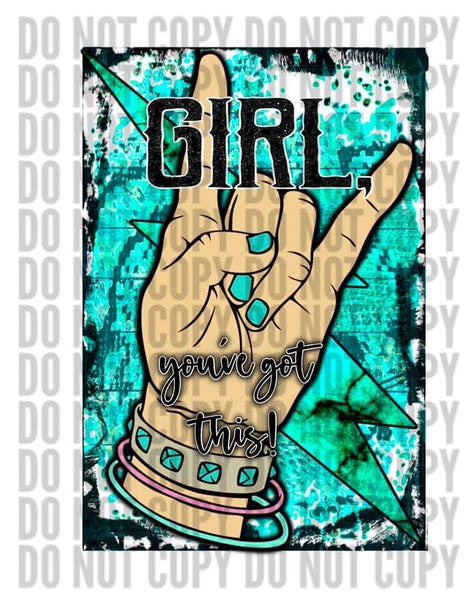 Girl You Got This PNG File