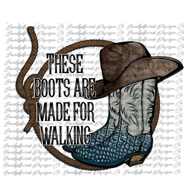 These Boots are Made for Walking PNG File