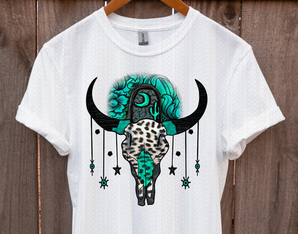 Turquoise Bull PNG
