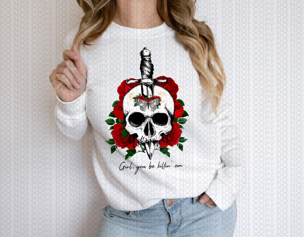 Girl you be killin em PNG