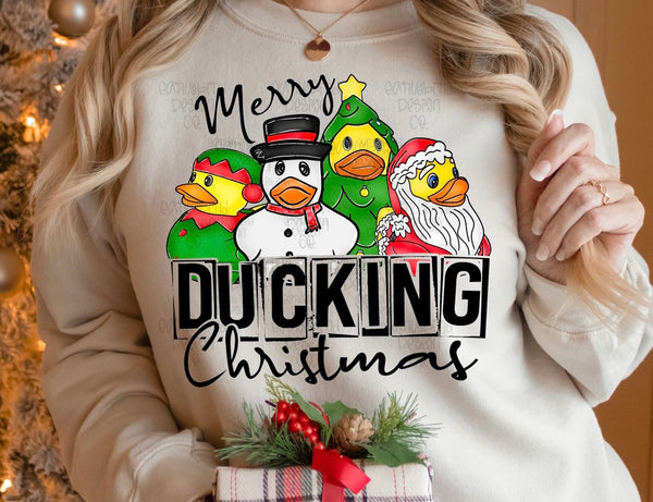 Merry Duckin Christmas PNG