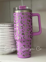 Cheetah tumbler plus shipping costs