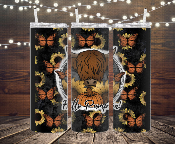 Hello Pumpkin tumbler png