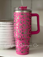 Cheetah tumbler plus shipping costs