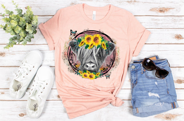 Enjoy The Little Things Cow PNG