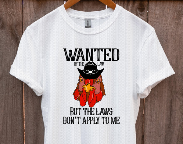 Wanted by the law chicken   PNG