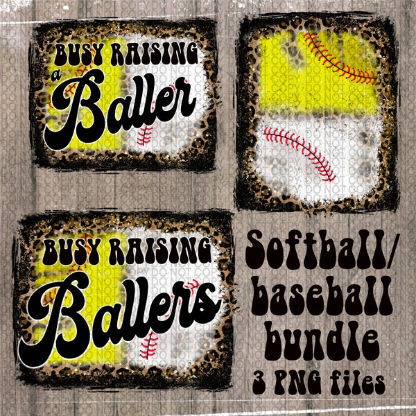Ballers softball/baseball bundle PNG