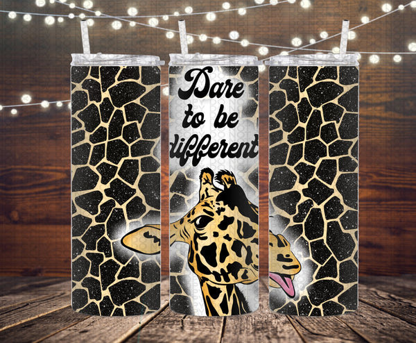Dare to be different tumbler PNG
